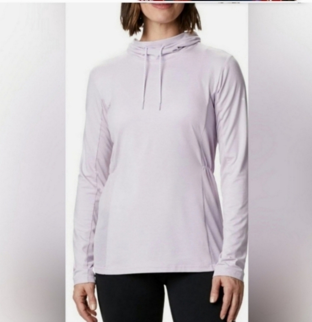 Columbia Women's Piney Ridege Long Sleeve Omni Wick Purple Top Size Small